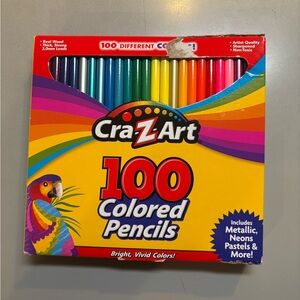 Cra-Z-Art Colored Pencils, 100 Count Includes Metallic, Neon, Pastels & more
